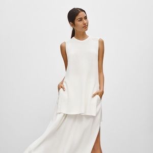 Wilfred Aritzia Palmier Sweater in White